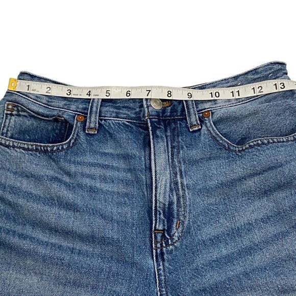 Madewell Curvy Baggy Straight Jeans mid Wash women’s 26 high rise - Picture 10 of 13